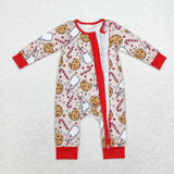 LR1426 long sleeves Milk biscuit bamboo sleeper