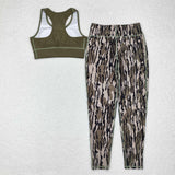 GSPO1666 Adult camo YOGA outfits