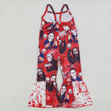 SR1965 long sleeves Halloween scare jumpsuit