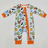 LR1650 long sleeve Halloween cartoon pumpkin sleeper