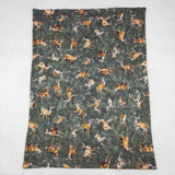 BL0168 hunting deer Blankets 29x43 inches