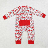 LR1168 long sleeve Christmas cartoon red sleeper