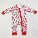 LR1168 long sleeve Christmas cartoon red sleeper