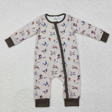 USA  LR1880  long sleeve mallard ducks bamboo sleeper
