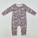 LR2050  long sleeve CAMO zipper bamboo sleeper