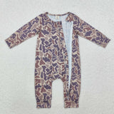LR2050  long sleeve CAMO zipper bamboo sleeper
