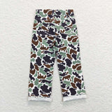 P0413-- camo green gray long pants boys jeans