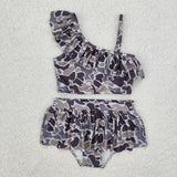 camouflage girls swimsuit
