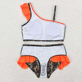 5.14-1 USA wearhouse S0197-- summer hunting girls' swimsuit
