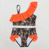 S0197-- summer hunting girls' swimsuit