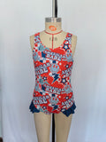 S0214- America BABE smile star swimsuit