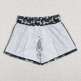 S0218--hunting boy green camo swimming trunks