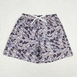 Family Matching Adult Baby girls purple camo swimwear