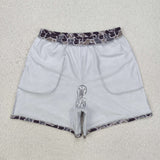 Camo print adult men summer swim trunks