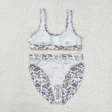 5.14-1 usa warehouse S0459-- CAMO print  women summer swimsuit