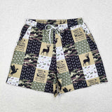 USA hunting  kids and adult summer Swimming trunks