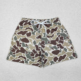 Family Matching Adult Baby girls green camo swimwear