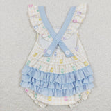 SR0656-- Easter egg blue girls bubble