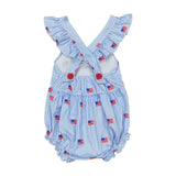 Family Matching Baby 4th of July Blue  outfits romper