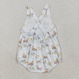 SR3029 Baby duck white romper