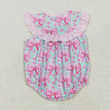 SR3089 baby girl clothes embroidered i love dad  bubble