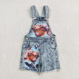 cow Rag printed suspenders