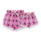 USA Wholesale Pink boots aztec western baby girls summer shorts