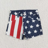 SS0168-- 4th July star jeans shorts jeans