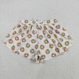 SS0680 Adult women Mardi Gras bow Shorts yoga