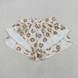 SS0680 Adult women Mardi Gras bow Shorts yoga
