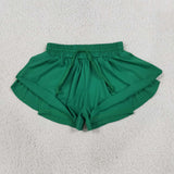 SS0938 yoga baby girls  green shorts