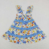 GSD0682-- short sleeve flower girls dress