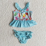 Children's swimsuit blue