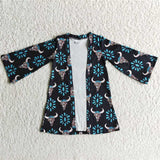 cow girls fall cardigan