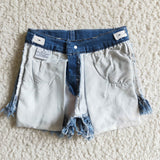 5.14 US Warehouse summer flag jeans short 4th of July