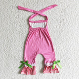 2.99 Pink cartoon romper