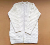 fall white cardigan