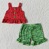 2.99 watermelon  print  Girl's Summer outfits