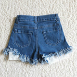 NC0003 summer flag jeans short 4th of July