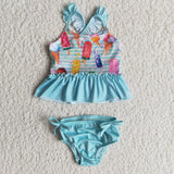Children's swimsuit blue